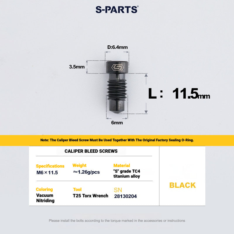 S-PARTS Titanium Bolt Kit for Shimano Ultegra Di2 R8170 Disc Brake & Shifter | Road Bike Upgrade