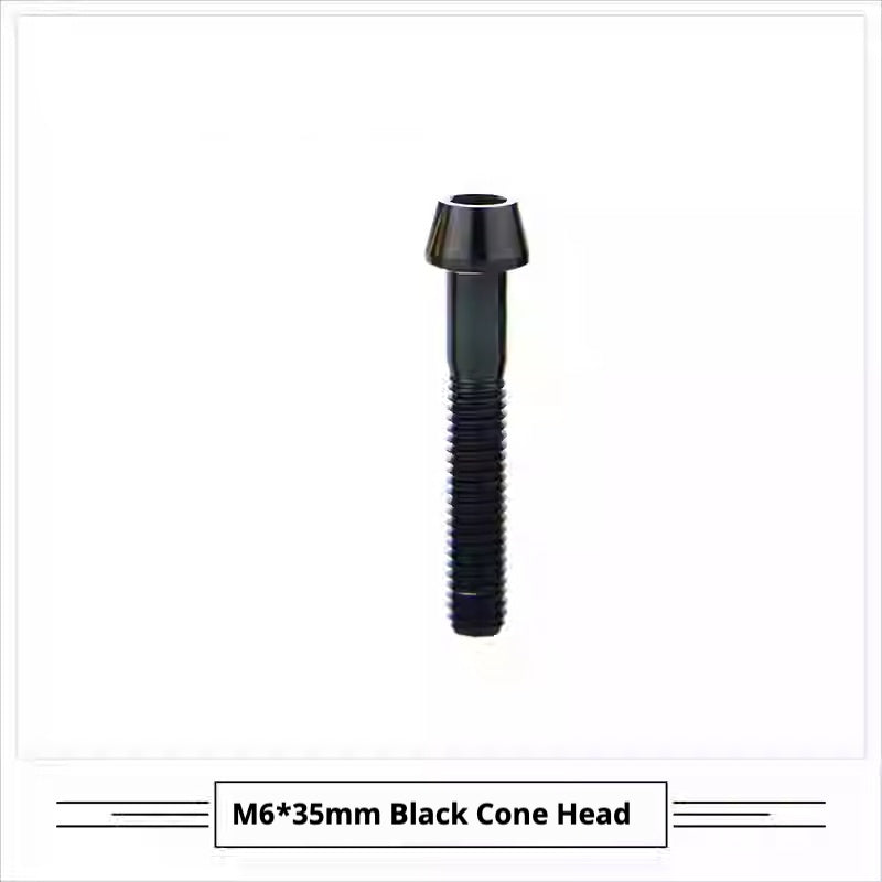 Titanium Seatpost Repair Bolt Kit – Cylindrical, Conical, Flanged & Raised Head | M5 M6 M7 Sizes | Compatible with Specialized Tarmac SL8, Giant TCR, Darimo Seatposts, Pinarello Dogma, and Propel (PP)