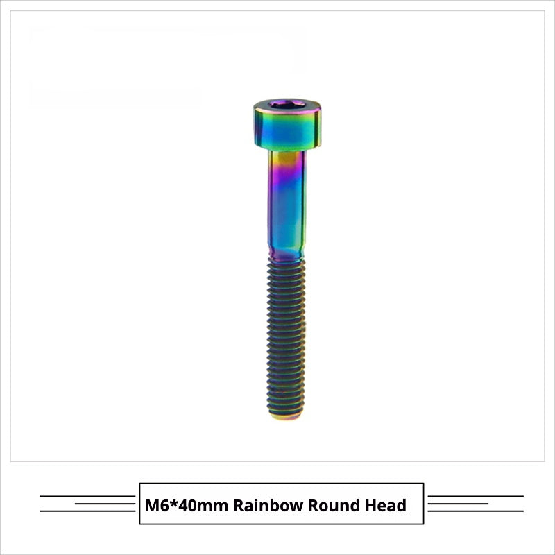 Titanium Seatpost Repair Bolt Kit – Cylindrical, Conical, Flanged & Raised Head | M5 M6 M7 Sizes | Compatible with Specialized Tarmac SL8, Giant TCR, Darimo Seatposts, Pinarello Dogma, and Propel (PP)