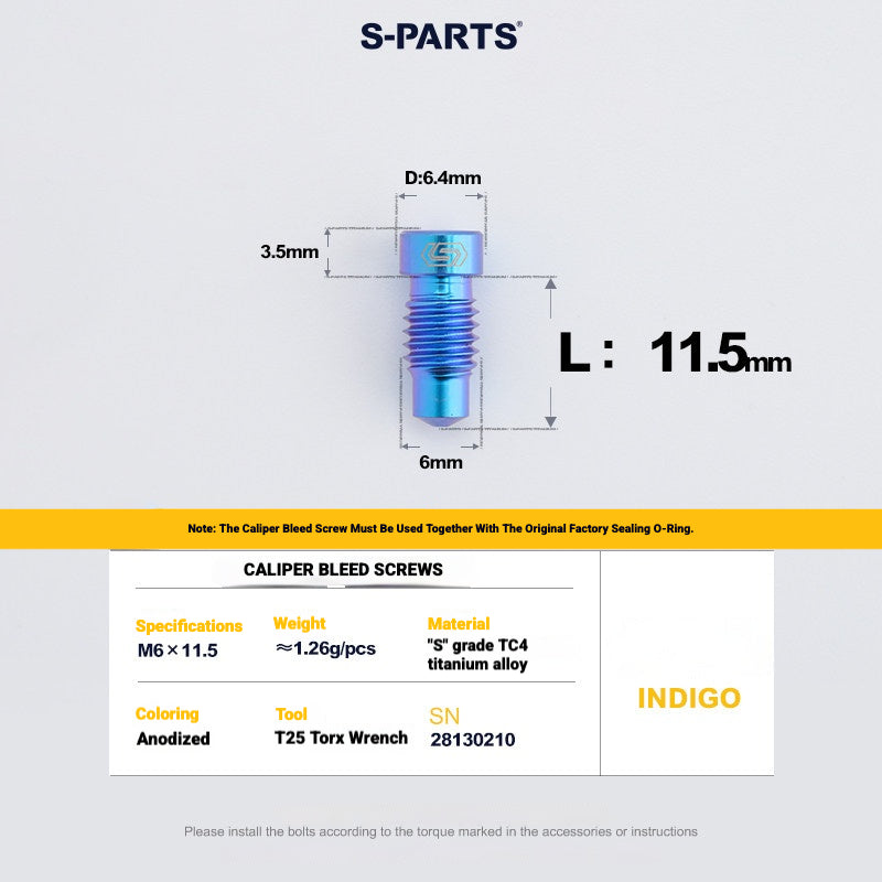 S-PARTS Titanium Bolt Kit for Shimano Ultegra Di2 R8170 Disc Brake & Shifter | Road Bike Upgrade