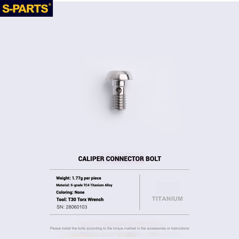S-PARTS Titanium Bolt Upgrade Kit for SRAM MAVEN Brakes | CNC Precision | Lightweight | Full Color Options