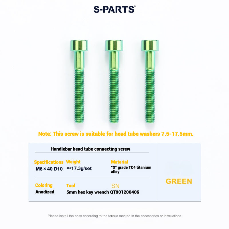 Cervélo S5 Titanium Bolt Kit – Full Frame Lightweight Upgrade Set | CNC TC4 Ti Bolts for Cervélo S5