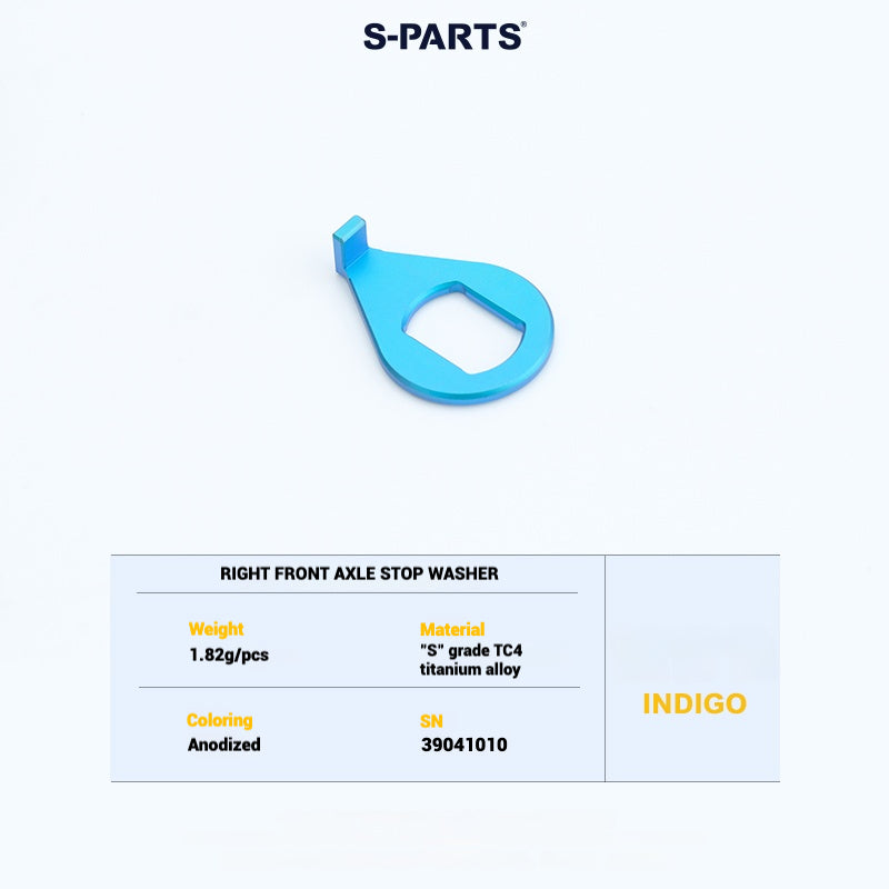 S-PARTS Titanium Bolt Upgrade Kit for Brompton | TC4 CNC Lightweight Frame & Hinge Hardware Set