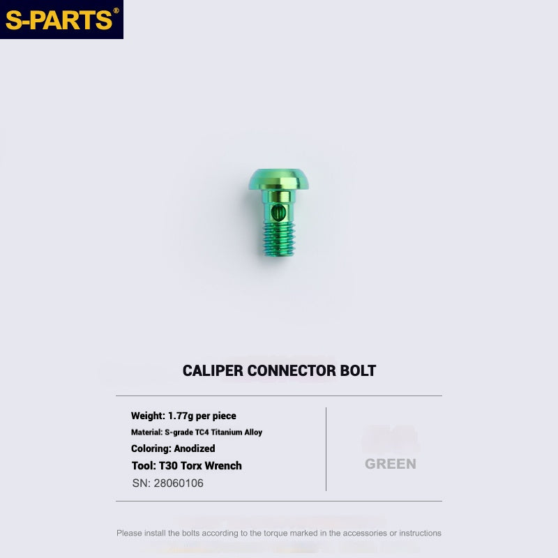 S-PARTS Titanium Bolt Upgrade Kit for SRAM MAVEN Brakes | CNC Precision | Lightweight | Full Color Options