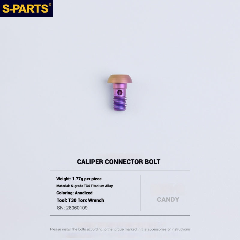 S-PARTS Titanium Bolt Upgrade Kit for SRAM MAVEN Brakes | CNC Precision | Lightweight | Full Color Options