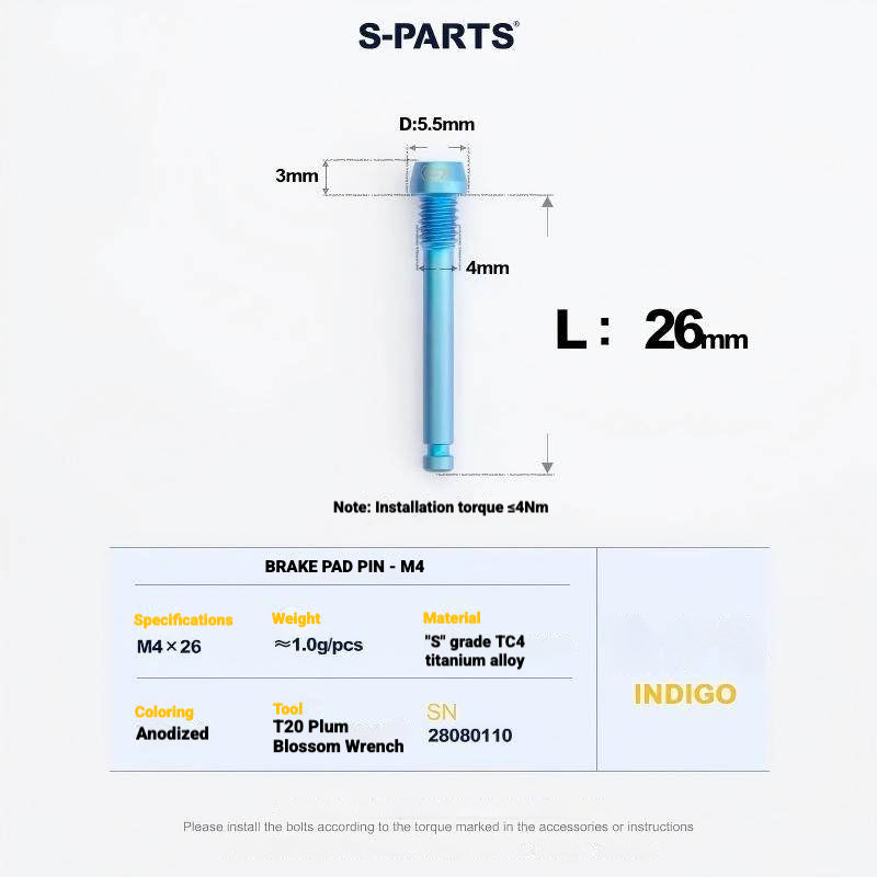 S-PARTS Titanium Bolt Kit for Shimano Ultegra Di2 R8170 Disc Brake & Shifter | Road Bike Upgrade