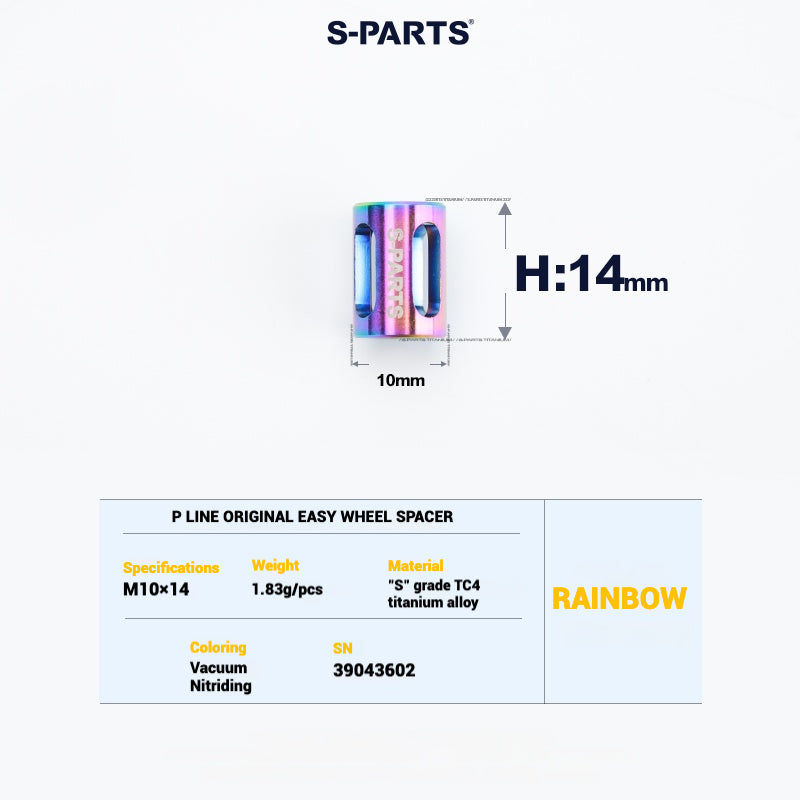 S-PARTS Titanium Bolt Upgrade Kit for Brompton | TC4 CNC Lightweight Frame & Hinge Hardware Set
