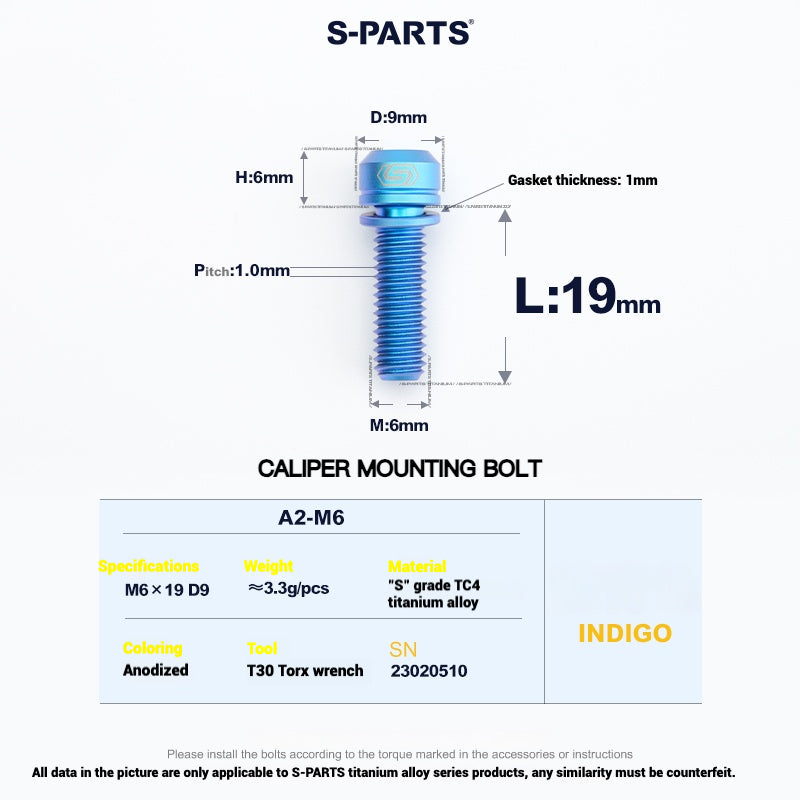 S-PARTS Titanium Bolt Upgrade Kit for SRAM MAVEN Brakes | CNC Precision | Lightweight | Full Color Options