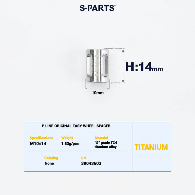 S-PARTS Titanium Bolt Upgrade Kit for Brompton | TC4 CNC Lightweight Frame & Hinge Hardware Set