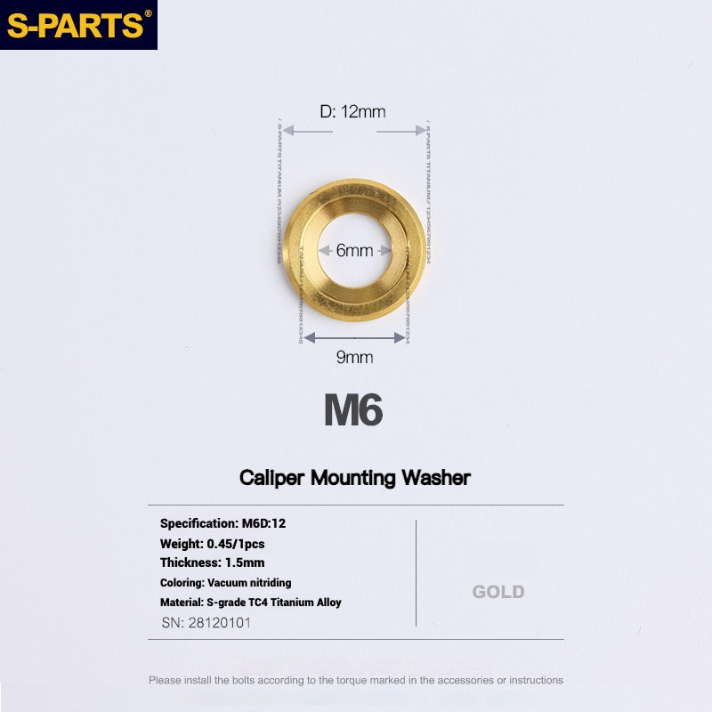 S-PARTS Titanium Bolt Upgrade Kit for SRAM MAVEN Brakes | CNC Precision | Lightweight | Full Color Options