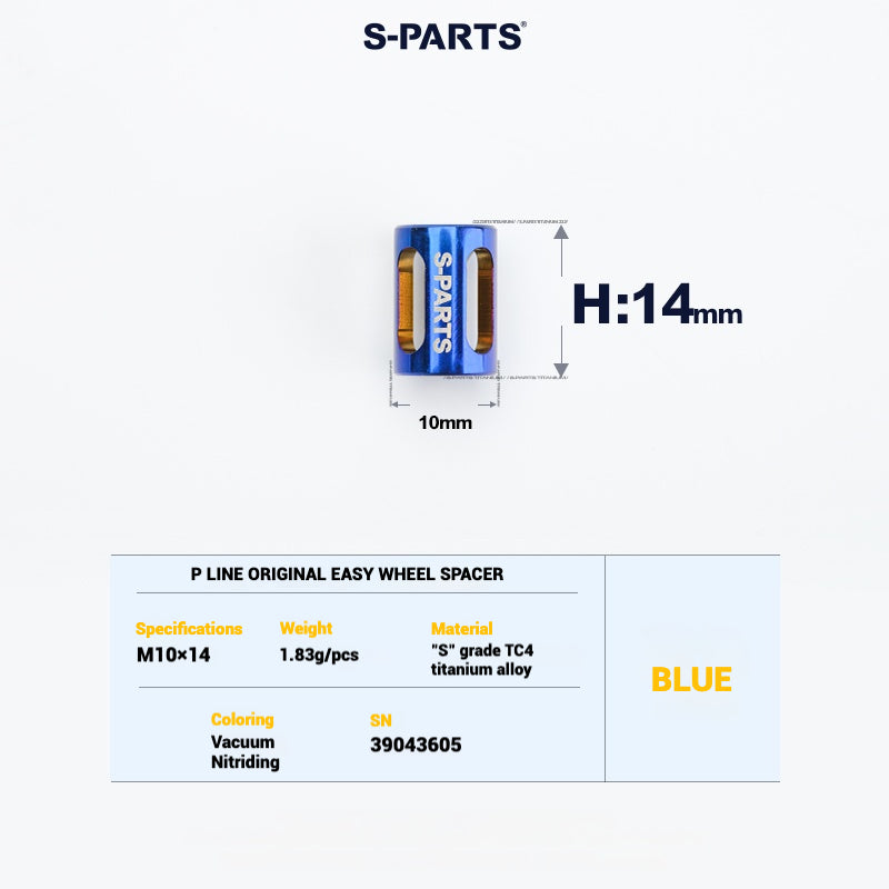 S-PARTS Titanium Bolt Upgrade Kit for Brompton | TC4 CNC Lightweight Frame & Hinge Hardware Set