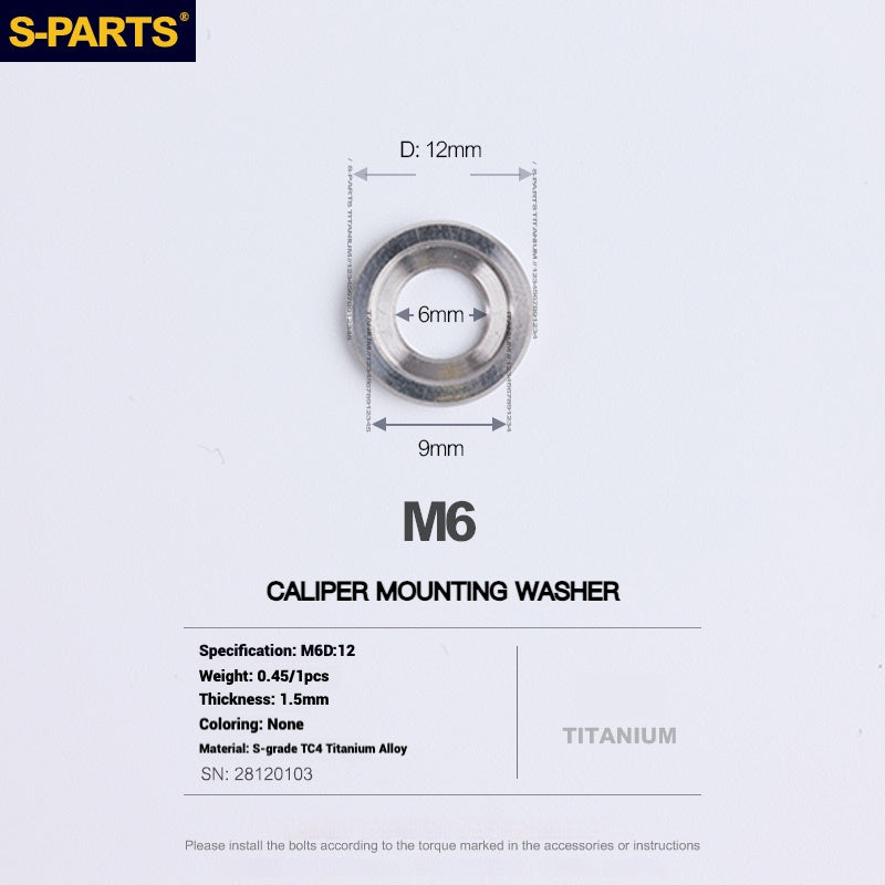 S-PARTS Titanium Bolt Upgrade Kit for SRAM MAVEN Brakes | CNC Precision | Lightweight | Full Color Options