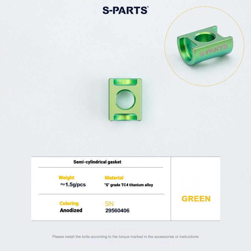 S-PARTS 3DAM Titanium 3D Printed Seatpost Hardware Kit for CERVÉLO S5 (2026 Compatible)