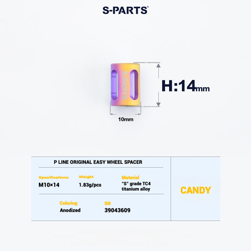 S-PARTS Titanium Bolt Upgrade Kit for Brompton | TC4 CNC Lightweight Frame & Hinge Hardware Set