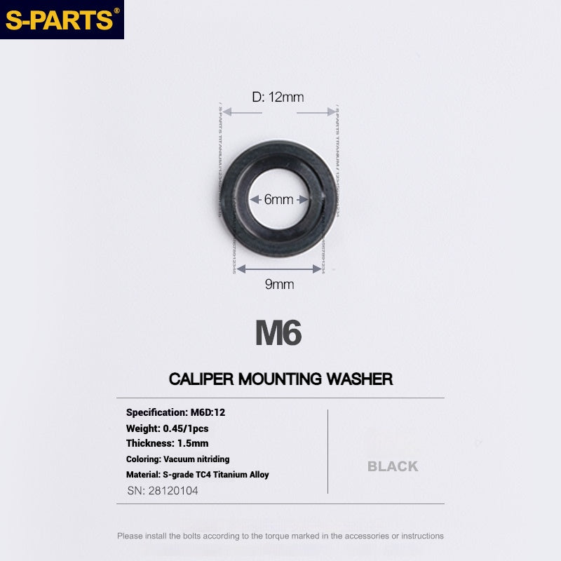 S-PARTS Titanium Bolt Upgrade Kit for SRAM MAVEN Brakes | CNC Precision | Lightweight | Full Color Options