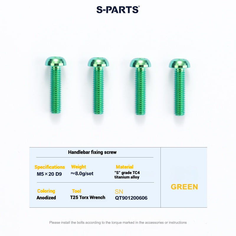 Cervélo S5 Titanium Bolt Kit – Full Frame Lightweight Upgrade Set | CNC TC4 Ti Bolts for Cervélo S5