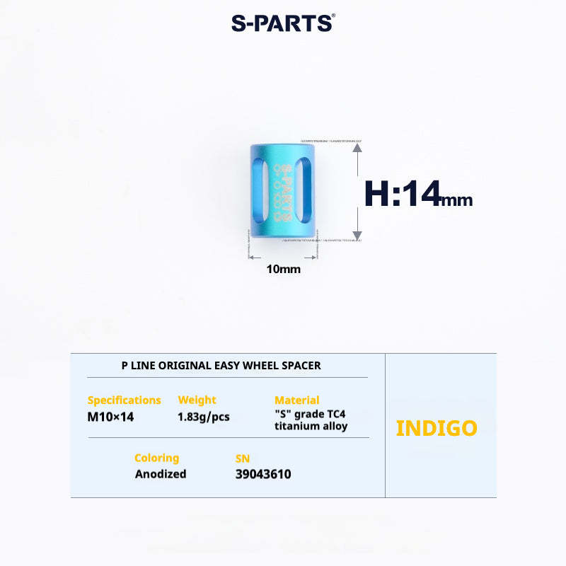 S-PARTS Titanium Bolt Upgrade Kit for Brompton | TC4 CNC Lightweight Frame & Hinge Hardware Set