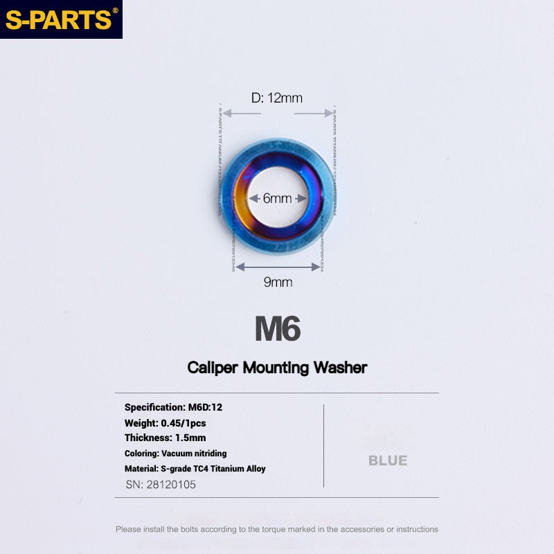 S-PARTS Titanium Bolt Upgrade Kit for SRAM MAVEN Brakes | CNC Precision | Lightweight | Full Color Options