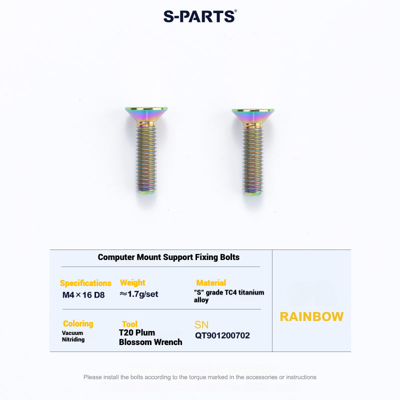 Cervélo S5 Titanium Bolt Kit – Full Frame Lightweight Upgrade Set | CNC TC4 Ti Bolts for Cervélo S5