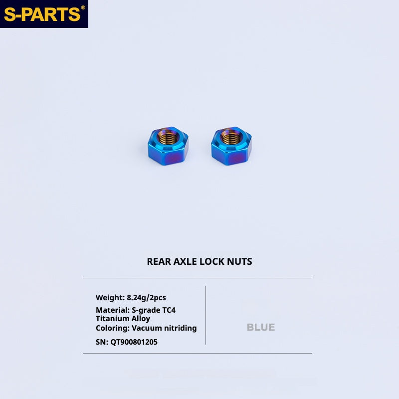 S-PARTS Titanium Bolt Upgrade Kit for Brompton | TC4 CNC Lightweight Frame & Hinge Hardware Set