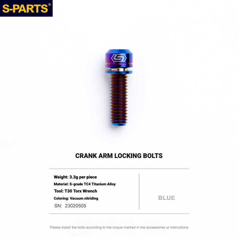 Shimano Road Titanium Bolt Kit – S-PARTS Drivetrain Screws for R8050 / R8150 / R9250