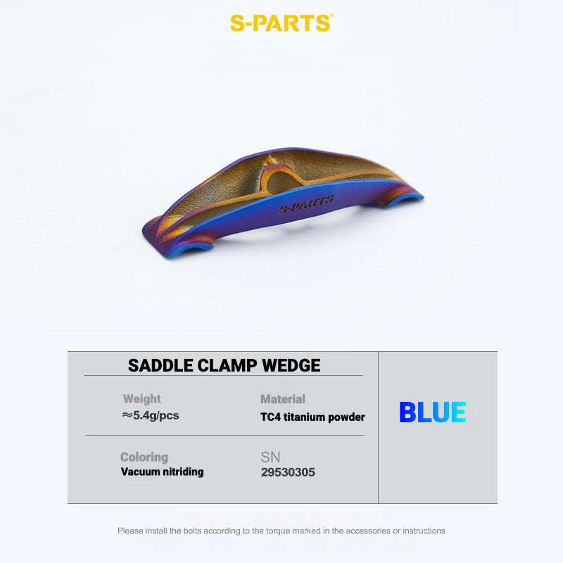 S-PARTS Titanium Saddle Clamp Bolt Kit for Cannondale SystemSix Gen 5 – 3D Printed Lightweight Upgrade