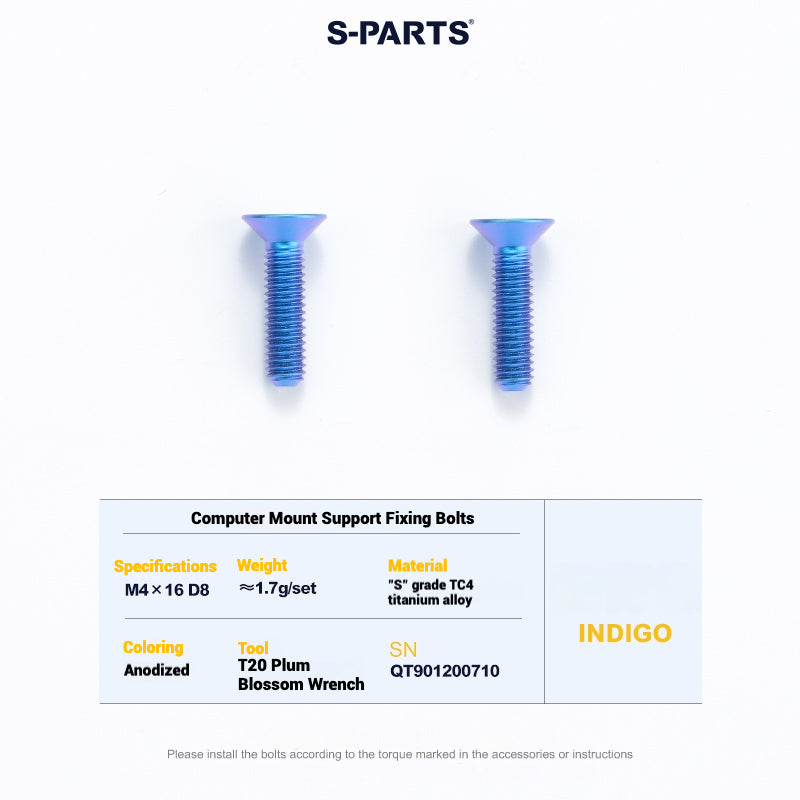 Cervélo S5 Titanium Bolt Kit – Full Frame Lightweight Upgrade Set | CNC TC4 Ti Bolts for Cervélo S5