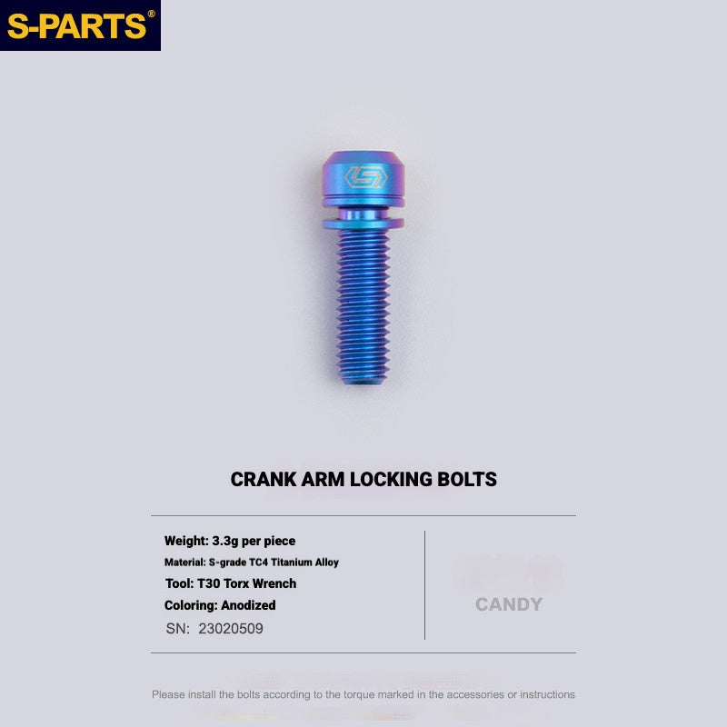 Shimano Road Titanium Bolt Kit – S-PARTS Drivetrain Screws for R8050 / R8150 / R9250