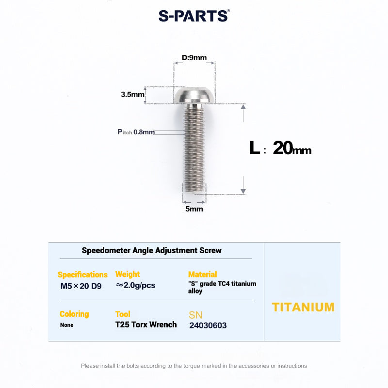 Cervélo S5 Titanium Bolt Kit – Full Frame Lightweight Upgrade Set | CNC TC4 Ti Bolts for Cervélo S5