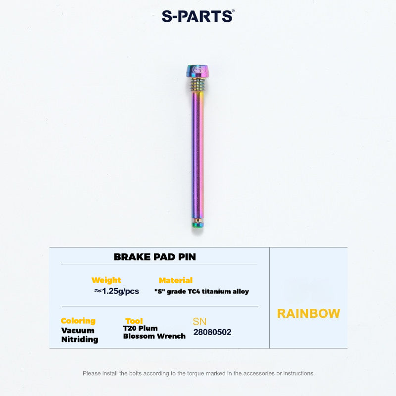 S-PARTS Titanium Bolt Upgrade Kit for SRAM MAVEN Brakes | CNC Precision | Lightweight | Full Color Options