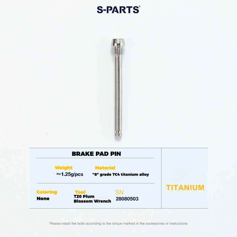 S-PARTS Titanium Bolt Upgrade Kit for SRAM MAVEN Brakes | CNC Precision | Lightweight | Full Color Options
