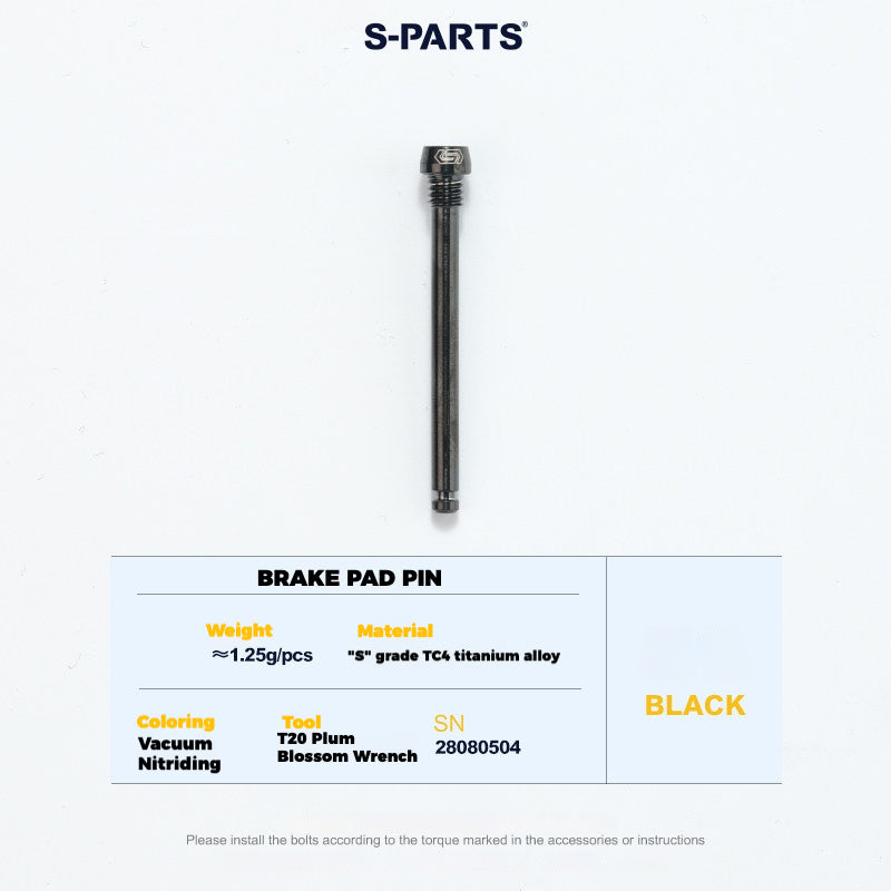 S-PARTS Titanium Bolt Upgrade Kit for SRAM MAVEN Brakes | CNC Precision | Lightweight | Full Color Options