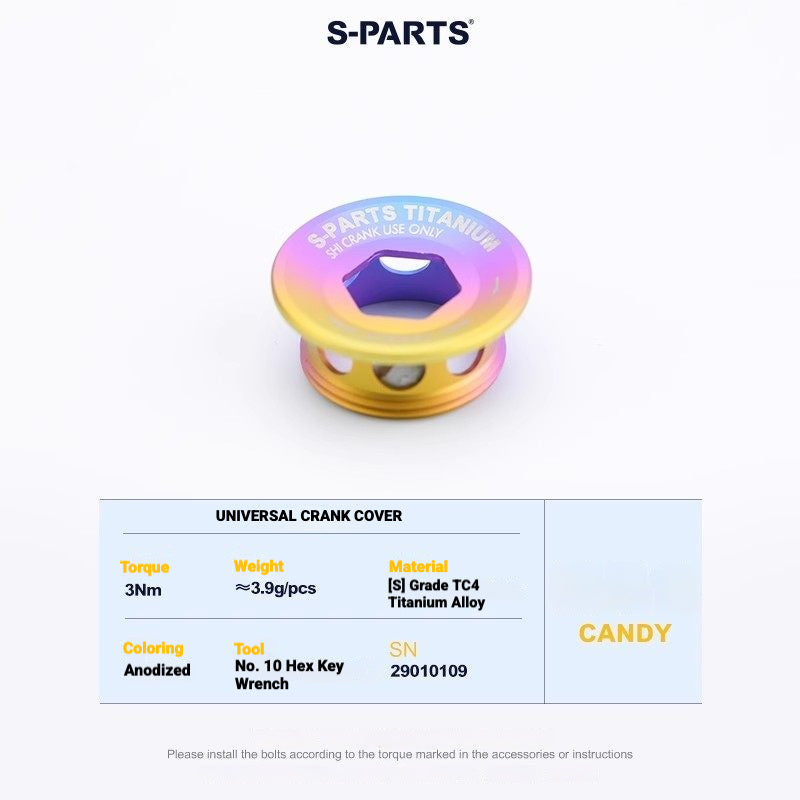 Shimano Road Titanium Bolt Kit – S-PARTS Drivetrain Screws for R8050 / R8150 / R9250