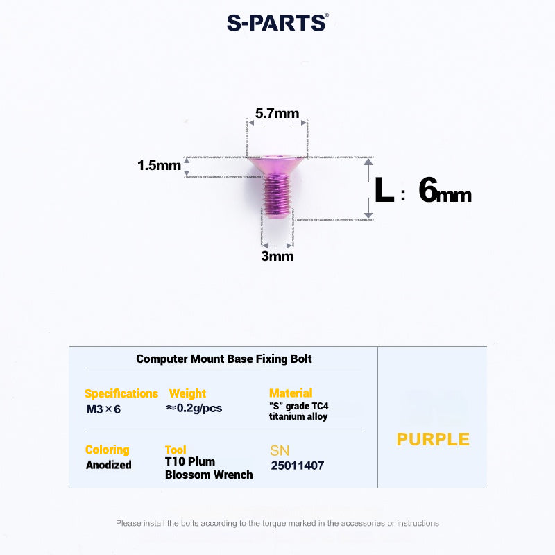 Cervélo S5 Titanium Bolt Kit – Full Frame Lightweight Upgrade Set | CNC TC4 Ti Bolts for Cervélo S5