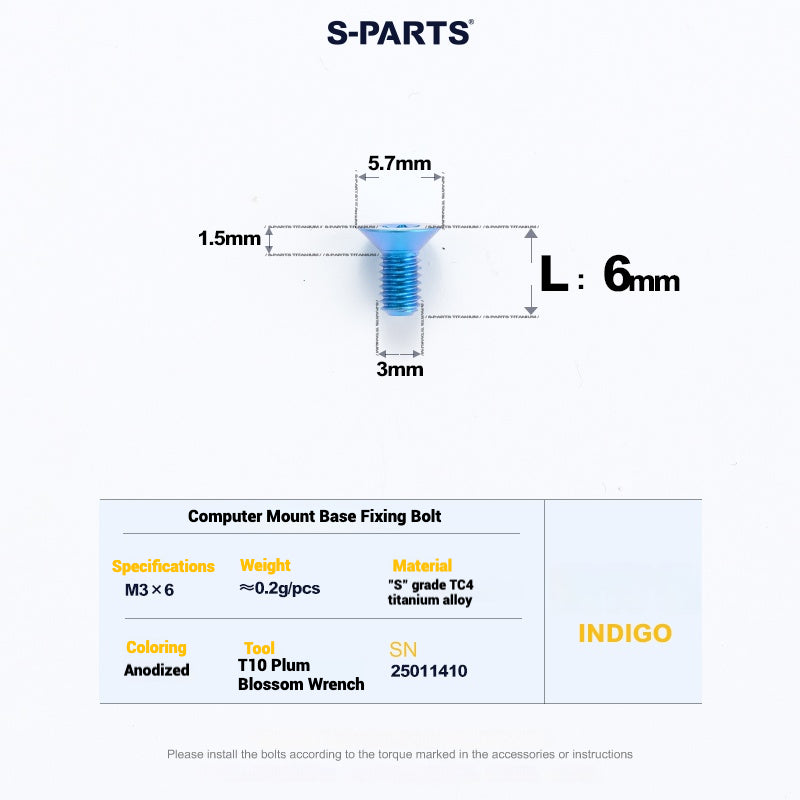 Cervélo S5 Titanium Bolt Kit – Full Frame Lightweight Upgrade Set | CNC TC4 Ti Bolts for Cervélo S5