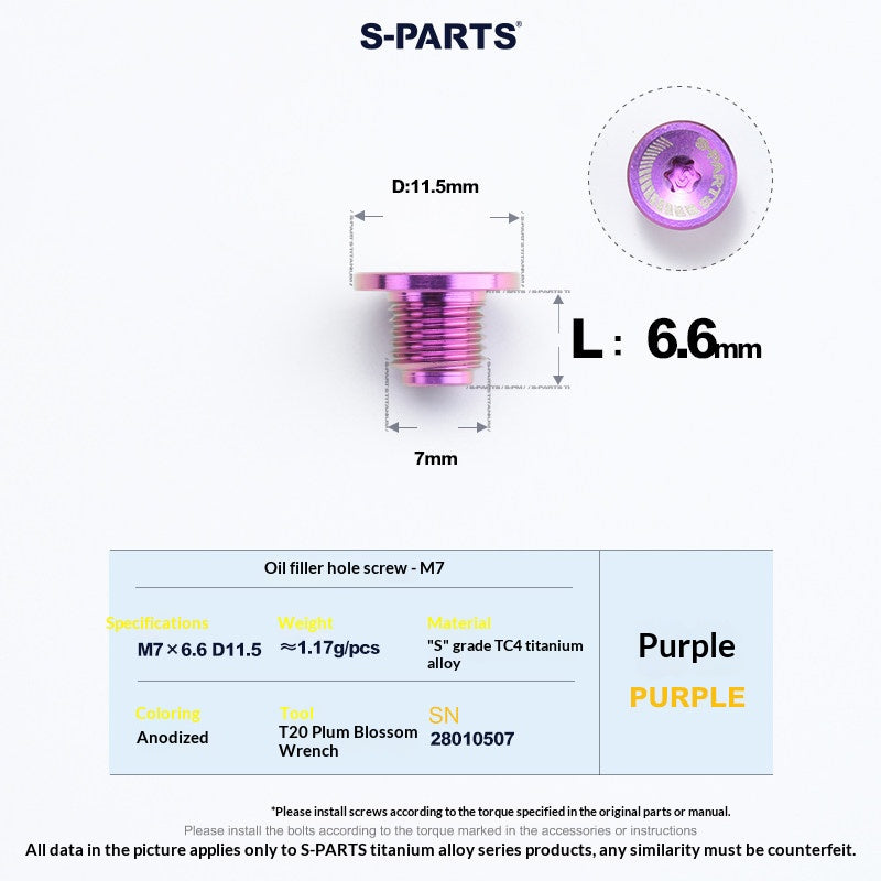 Shimano Dura-Ace R9270 Titanium Disc Brake Bolt Kit