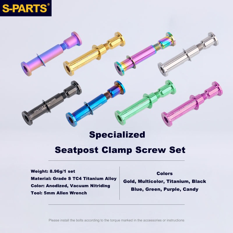 Specialized Seatpost Clamp Tightening Screw|Seatpost Clamp Wedge
Titanium Bolt For Specialized SL6, SL7, SL8 And Venge Oilslick