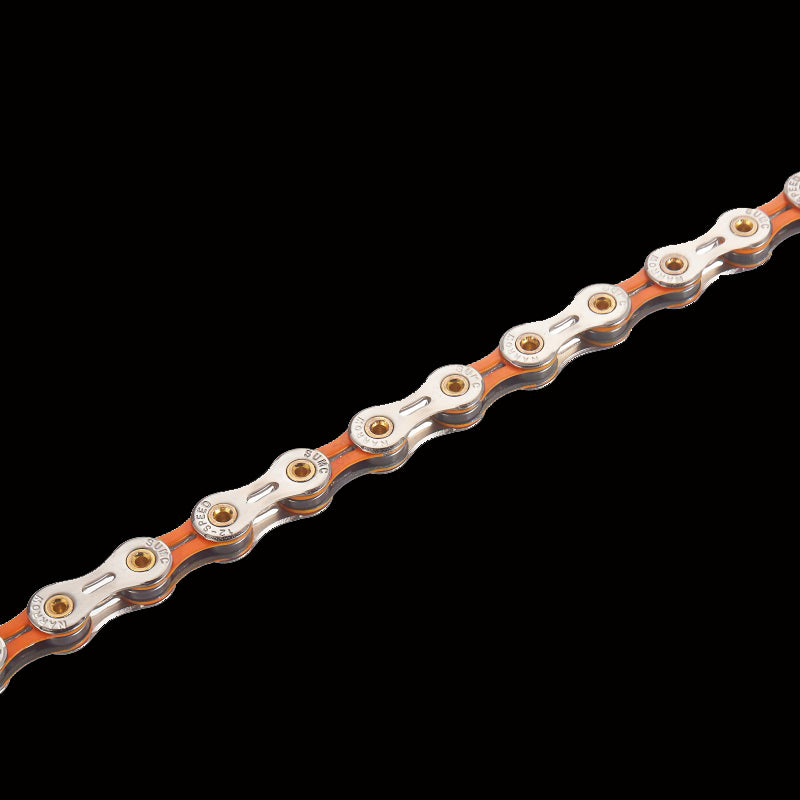 SUMC 12-SPEED full hollow Steel bicycle chain anti rust 128links bike chain with magic buckle
