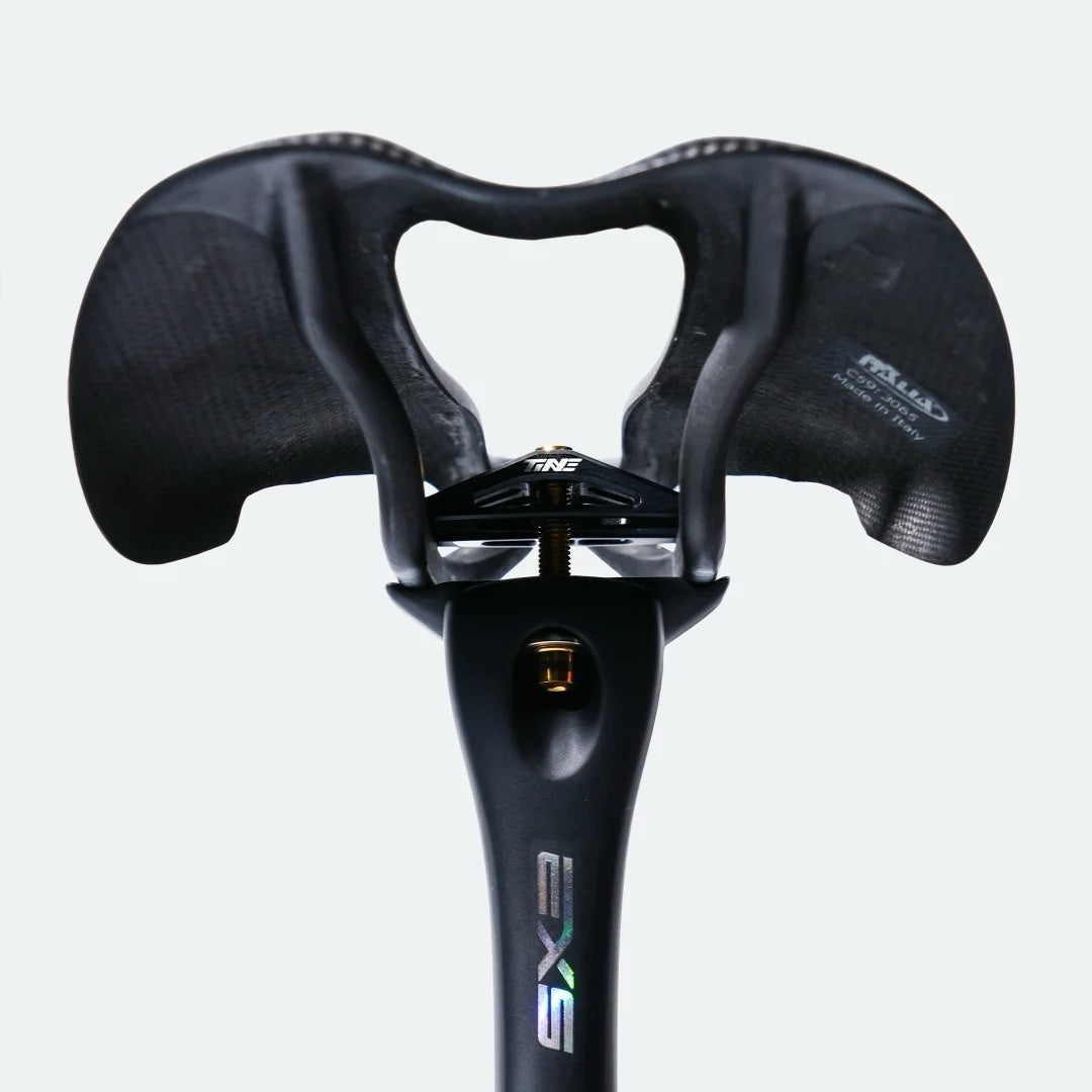 TiNE EXS Ultra-Light Titanium Seatpost Clamp Yoke Kit | 40.6% Weight Reduction