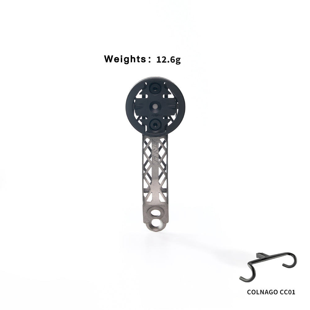 TiNE Ultra-Light Hollow Titanium Computer Mount|For Colnago CCO1 & Y1RS – High Strength 3D Printed