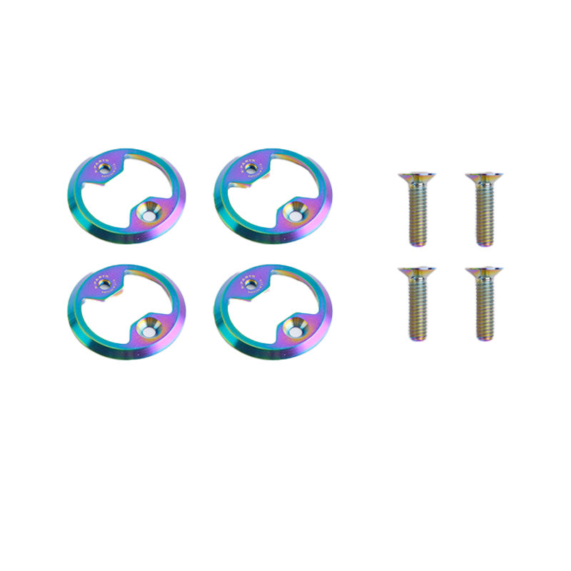 Titanium Alloy Bike Pedal Plate Bows for Wahoo Speedplay Cleats and Plates Prwlink Zero Power Meter Pedal