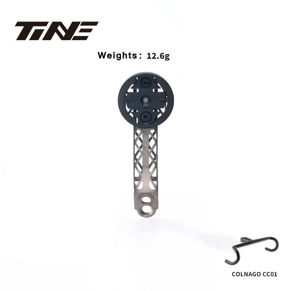 TiNE Ultra-Light Hollow Titanium Computer Mount|For Colnago CCO1 & Y1RS – High Strength 3D Printed