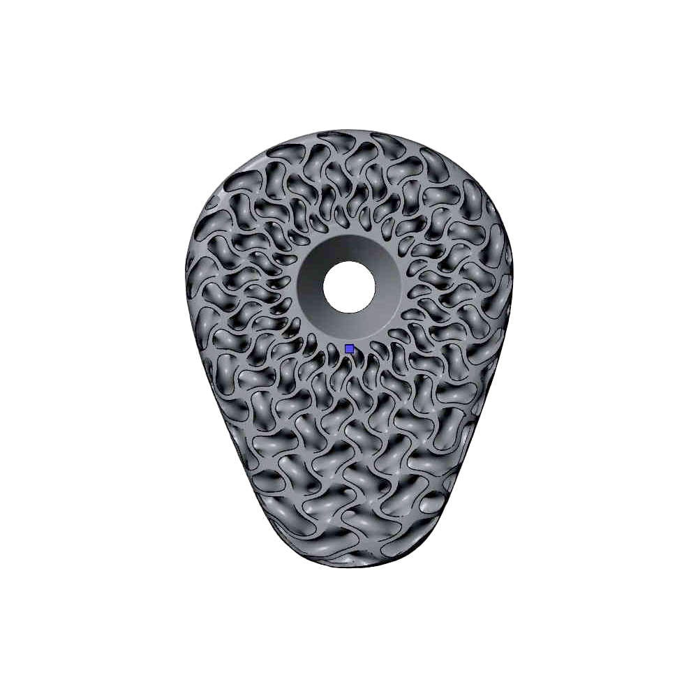 3D-printed titanium stem cap, suitable for integrated road Pinarello Most(2025) bike handlebars, 1pcs