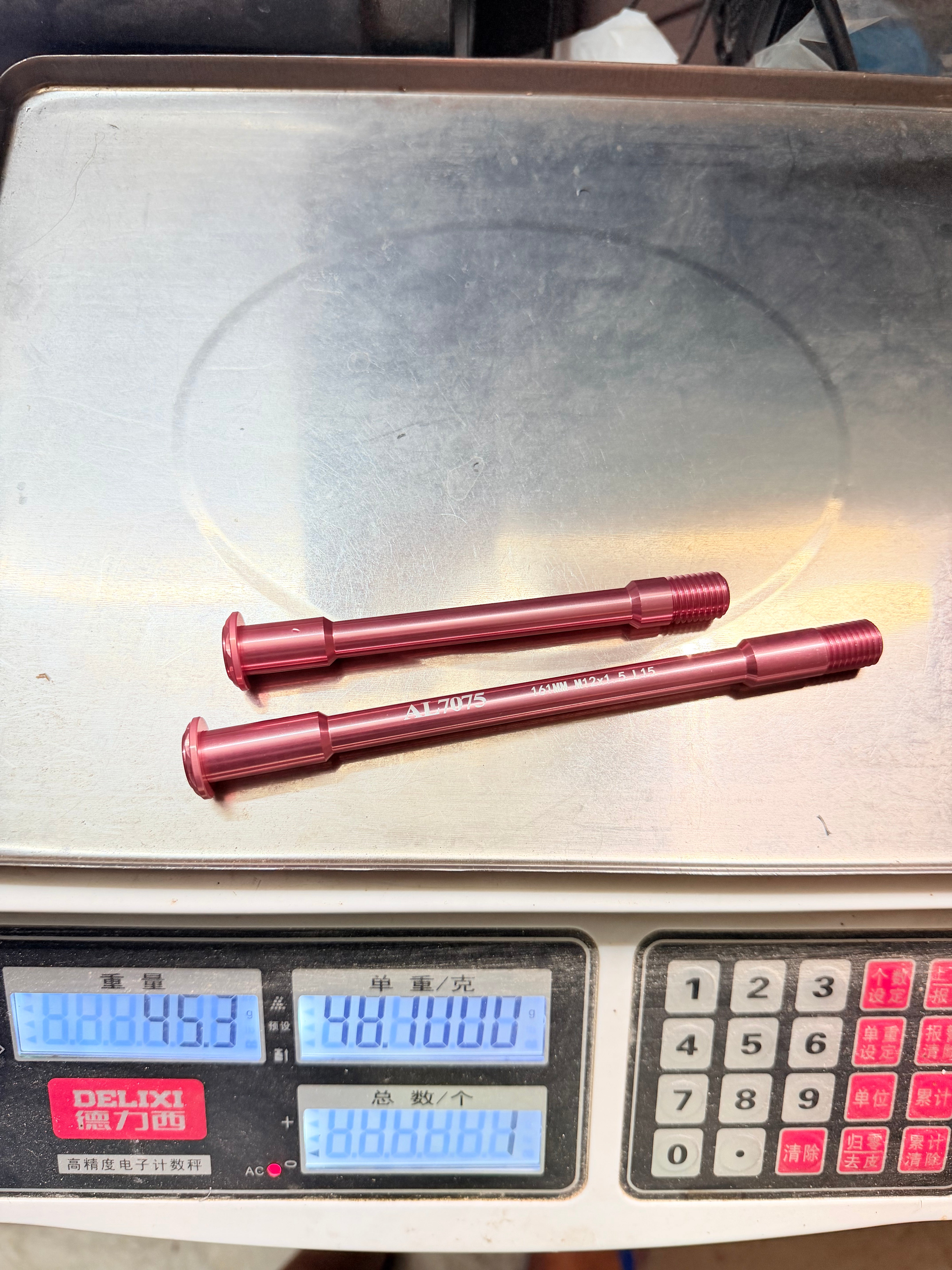 GIANT TCR PROPEL DEFY REVOLT LANGMA 46g Aluminum Thru Axle M12x1.5 117mm / 161mm