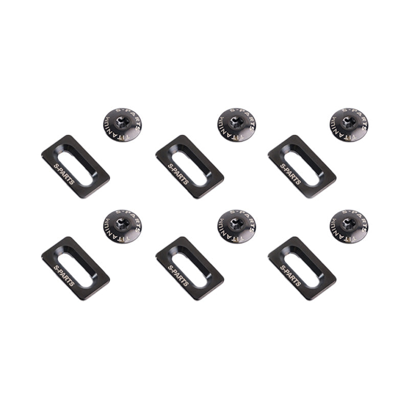 S-PARTS Titanium Alloy Cleat Screw Set for Shimano Road Bike Cleats