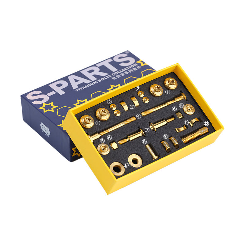 S-PARTS Titanium Alloy Screws - Brompton Brake Screw Series
