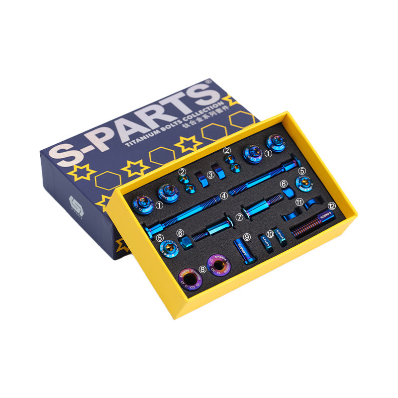 S-PARTS Titanium Alloy Screws - Brompton Brake Screw Series