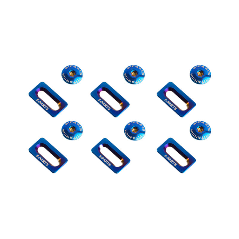 S-PARTS Titanium Alloy Cleat Screw Set for Shimano Road Bike Cleats