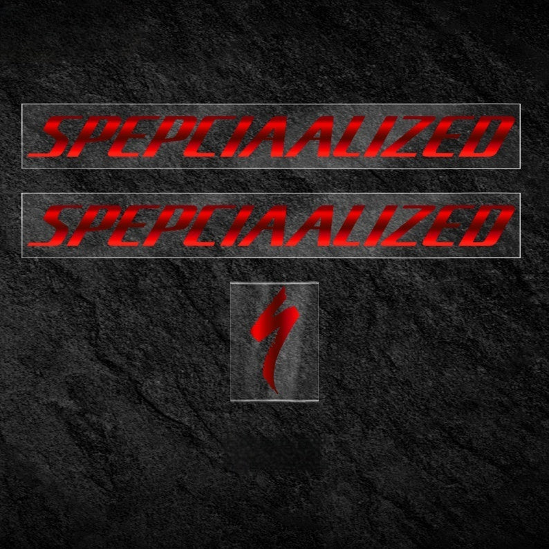 Specialized Allez Sprint Frame Logo Sticker Decal Color Change Kit Waterproof Custom Vinyl