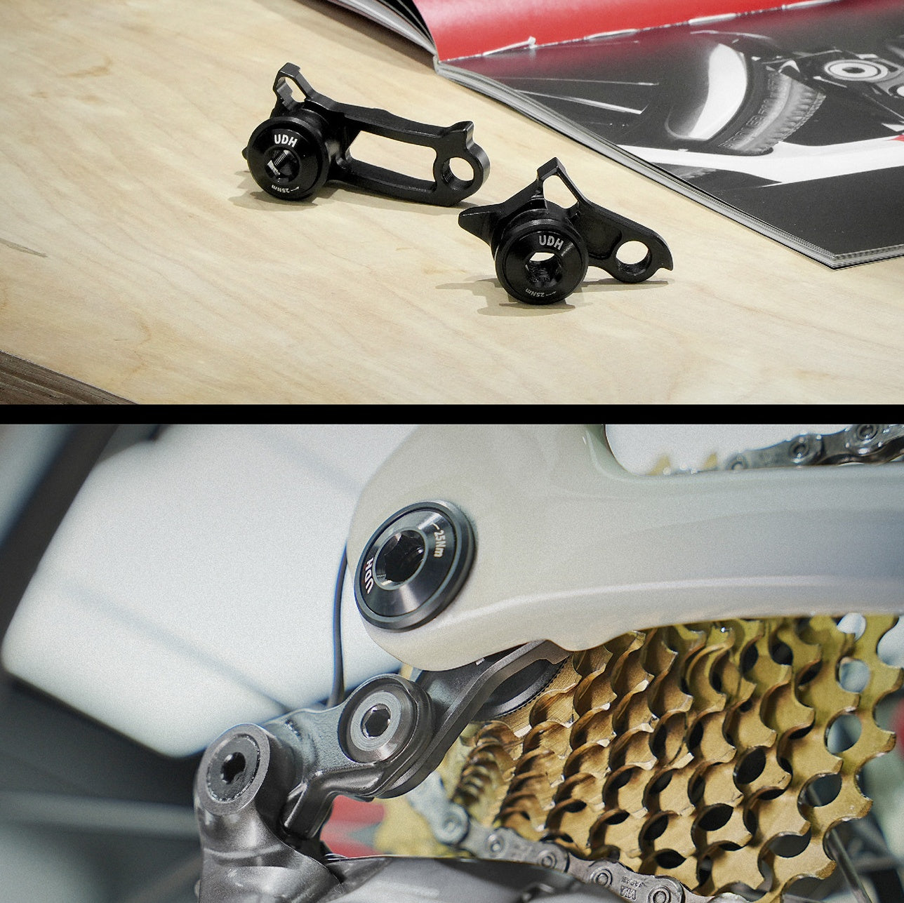 INCOLOR Lightweight UDH Derailleur Hanger|Universal Fit|7075-T6 Aluminum|Ultralight